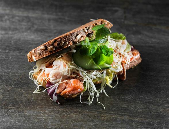 Rugbrødssandwich
